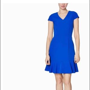 Betsy Johnson Fit and Flare Royal Blue Dress